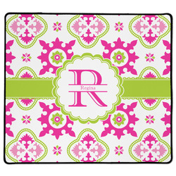 Suzani Floral XL Gaming Mouse Pad - 18" x 16" (Personalized)