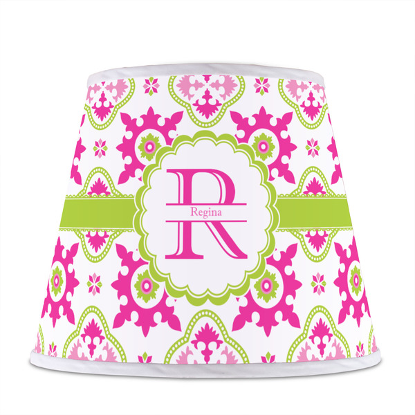 Suzani Floral Poly Film Empire Lampshade - Front View