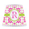 Suzani Floral Poly Film Empire Lampshade - Front View