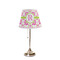 Suzani Floral Poly Film Empire Lampshade - On Stand