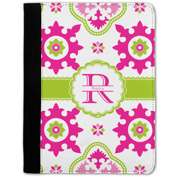Suzani Floral Notebook Padfolio w/ Name and Initial