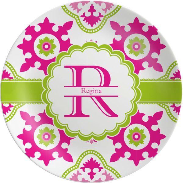 Custom Suzani Floral Melamine Plate (Personalized)