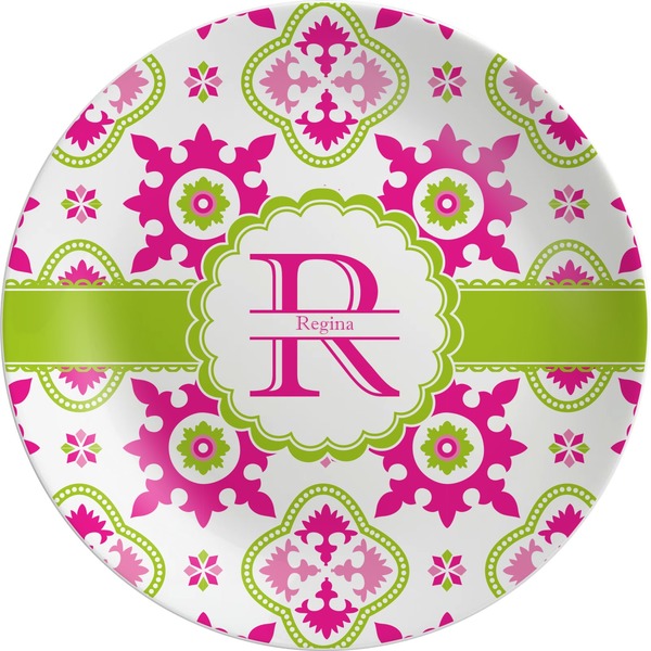 Custom Suzani Floral Melamine Plate (Personalized)