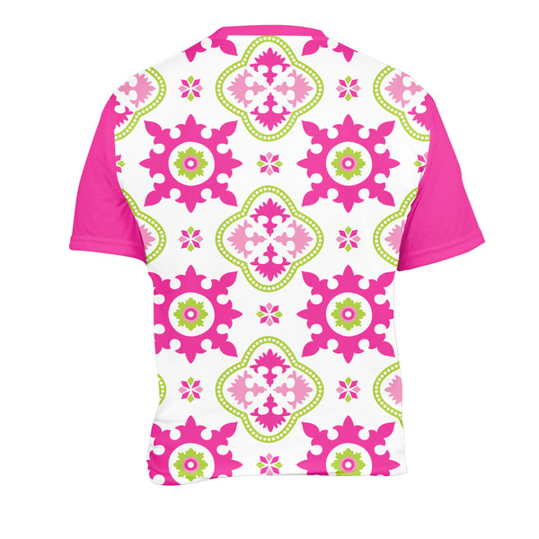 Suzani Floral Men's Crew Neck T Shirt Medium - Back