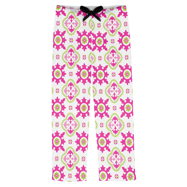 Custom Suzani Floral Mens Pajama Pants - XL