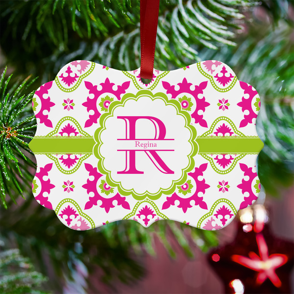 Suzani Floral Metal Benilux Ornament - Lifestyle