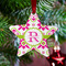Suzani Floral Metal Star Ornament - Lifestyle