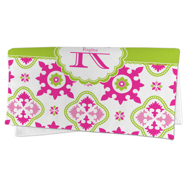 Suzani Floral Microfiber Dish Rag - FOLDED (half)