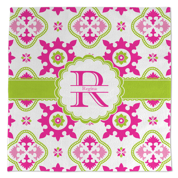 Custom Suzani Floral Microfiber Dish Towel (Personalized)