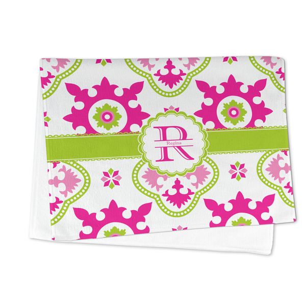 Suzani Floral Microfiber Dish Towel - FOLDED HALF