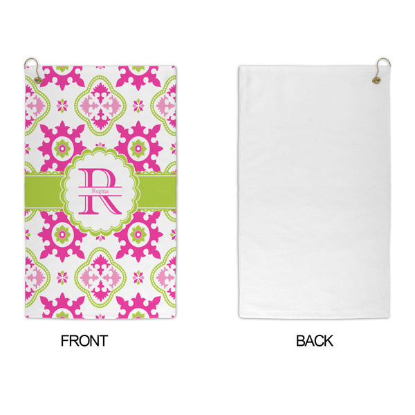 Suzani Floral Microfiber Golf Towels - APPROVAL