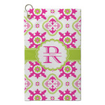 Suzani Floral Microfiber Golf Towel - Small (Personalized)
