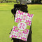 Suzani Floral Microfiber Golf Towels - Small - LIFESTYLE