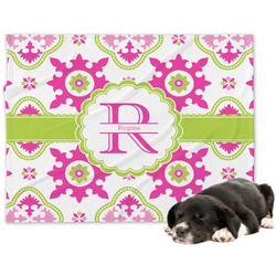 Suzani Floral Dog Blanket - Large (Personalized)