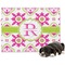 Suzani Floral Dog Blanket - Large (Personalized)