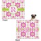 Suzani Floral Microfleece Dog Blanket - Large- Front & Back