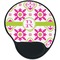 Suzani Floral Mouse Pad with Wrist Support - Main