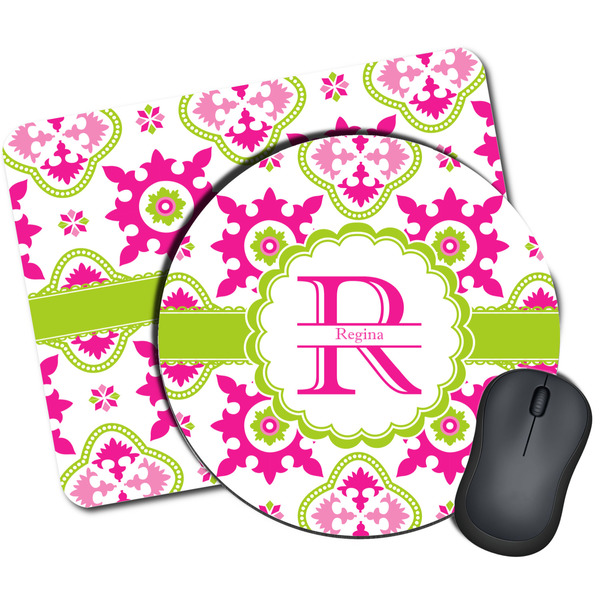 Custom Suzani Floral Mouse Pad (Personalized)