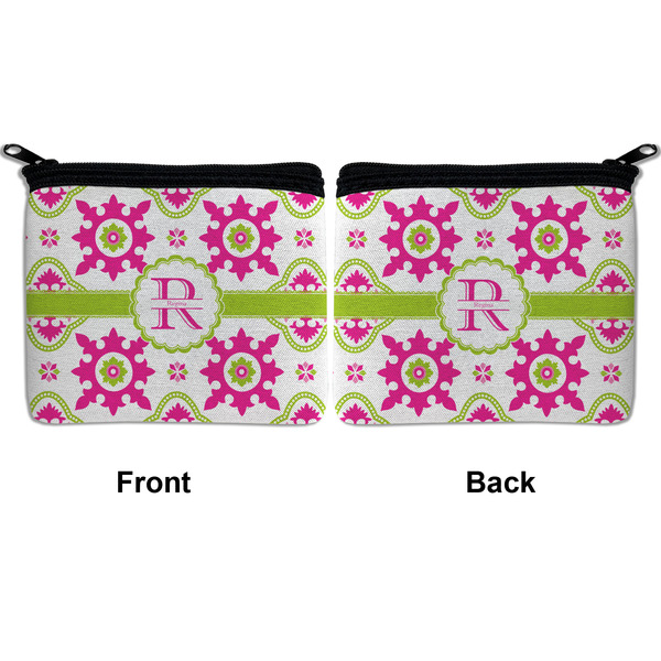 Suzani Floral Neoprene Coin Purse - Front & Back (APPROVAL)