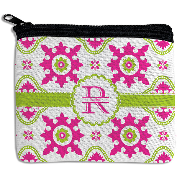 Custom Suzani Floral Rectangular Coin Purse (Personalized)