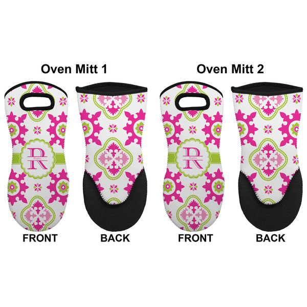 Suzani Floral Neoprene Oven Mitt - Set of 2 - Approval
