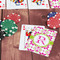 Suzani Floral On Table with Poker Chips