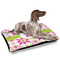Suzani Floral Outdoor Dog Beds - Large - IN CONTEXT