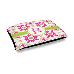 Suzani Floral Outdoor Dog Bed - Medium (Personalized)
