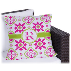 Suzani Floral Outdoor Pillow - 20" (Personalized)