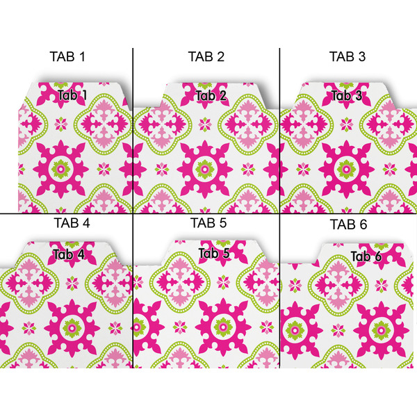 Suzani Floral Page Dividers - Set of 6 - Approval