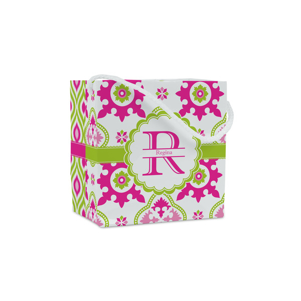 Custom Suzani Floral Party Favor Gift Bags (Personalized)