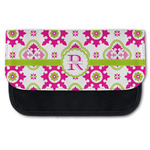 Suzani Floral Canvas Pencil Case w/ Name and Initial