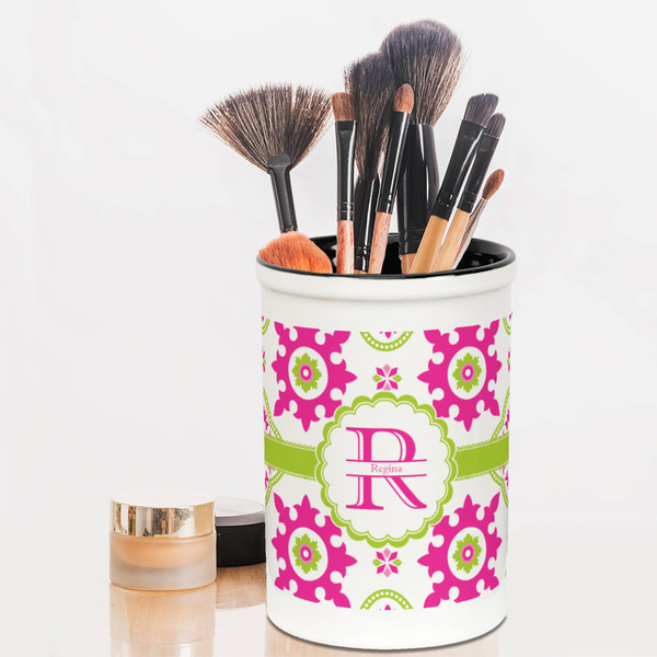 Suzani Floral Pencil Holder - LIFESTYLE makeup