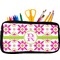 Suzani Floral Neoprene Pencil Case - Small w/ Name and Initial