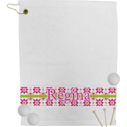 Suzani Floral Golf Bag Towel (Personalized)