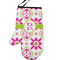 Suzani Floral Personalized Oven Mitt - Left