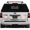 Suzani Floral Personalized Square Car Magnets on Ford Explorer