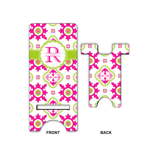 Suzani Floral Phone Stand - Front & Back