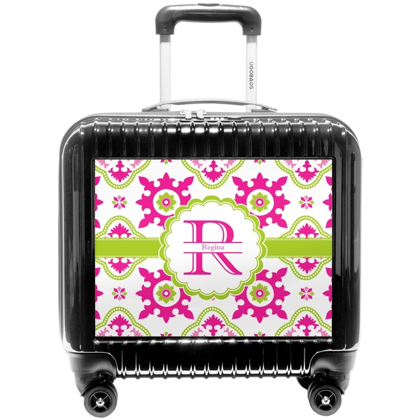 Custom Suzani Floral Pilot / Flight Suitcase (Personalized)