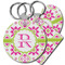 Suzani Floral Plastic Keychain (Personalized)