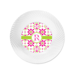 Suzani Floral Plastic Party Appetizer & Dessert Plates - 6" (Personalized)