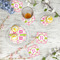 Suzani Floral Plastic Party Appetizer & Dessert Plates - In Context
