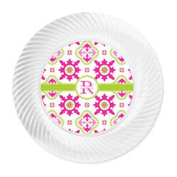 Suzani Floral Plastic Party Dinner Plates - 10" (Personalized)