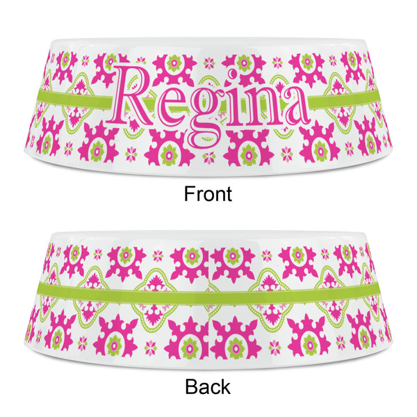 Suzani Floral Plastic Pet Bowls - Small - APPROVAL