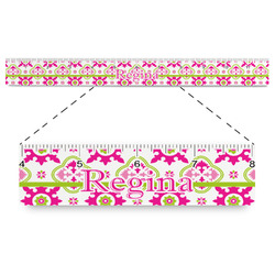 Suzani Floral Plastic Ruler - 12" (Personalized)
