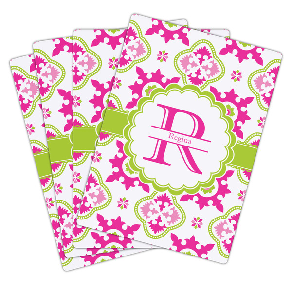 Suzani Floral Playing Cards - Hand Back View