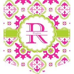 Suzani Floral Iron On Faux Pocket (Personalized)