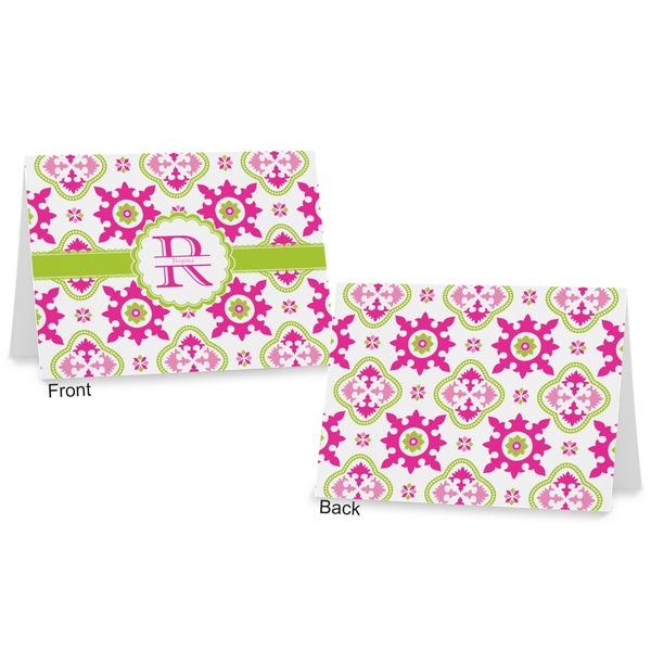 Suzani Floral Postcard - Front and Back