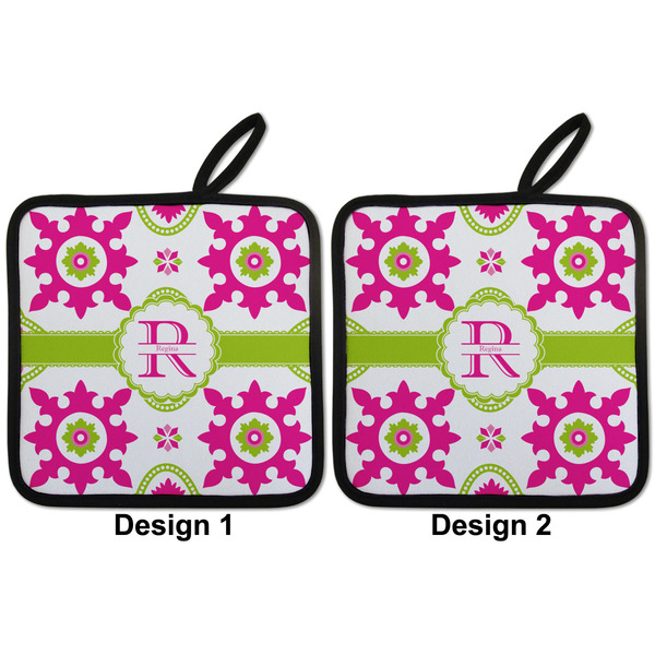 Suzani Floral Pot Holders - Set of 2 APPROVAL