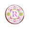 Suzani Floral Printed Icing Circle - XSmall - On Cookie